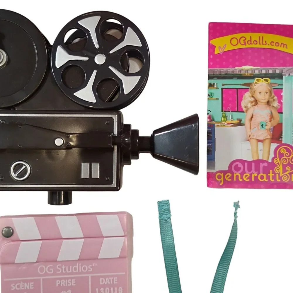 Cameras Rolling Movie Set Of 8 Items Our Generation American Girl Doll 18
